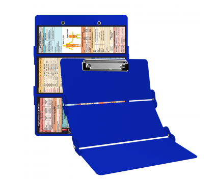WhiteCoat Clipboard® Trifold - Blue Flight Medic Edition